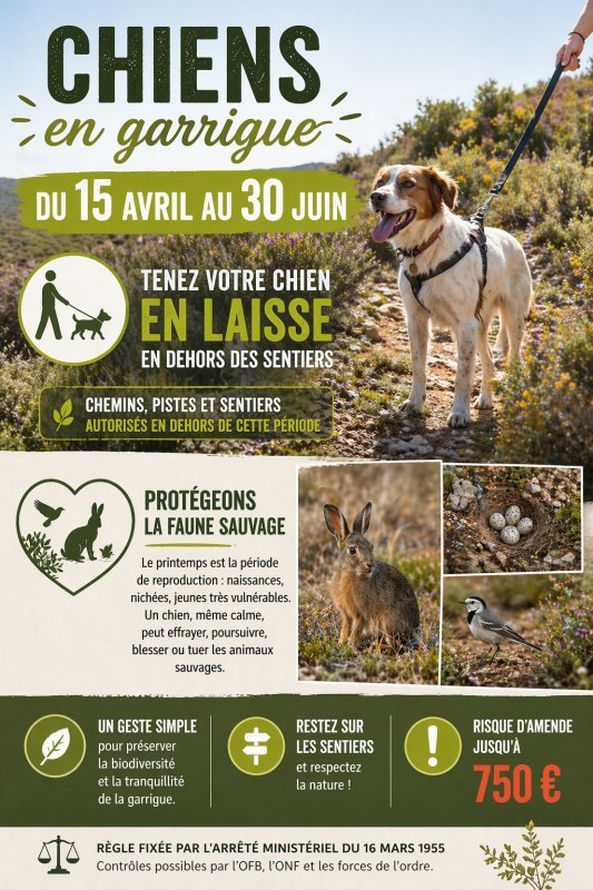 Chiens en promenade : attention &agrave; la r&egrave;gle du printemps !